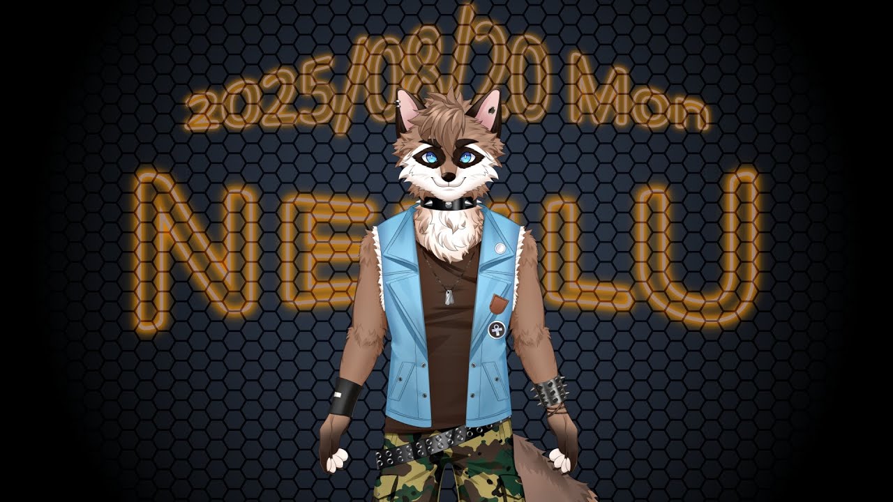 【初配信】はじめまして！アライグマVtuberネウルです🦝