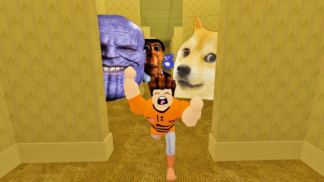 Horangi Berlumba Dengan Nextbot!!! [Backrooms Race Clicker] (Roblox Malaysia)