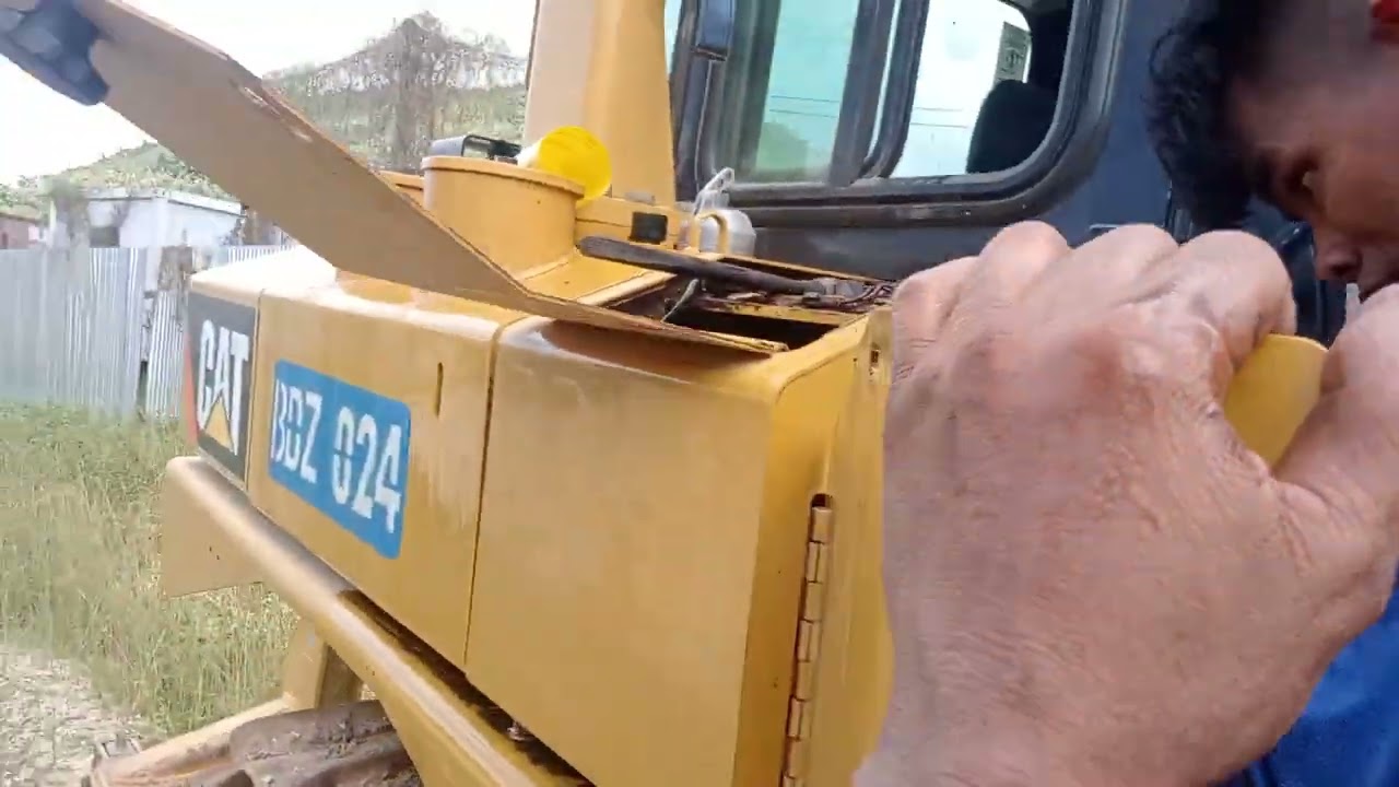 cat d6r all emplement not working due to a clogged-up streaner & a busted directional solenoid valve