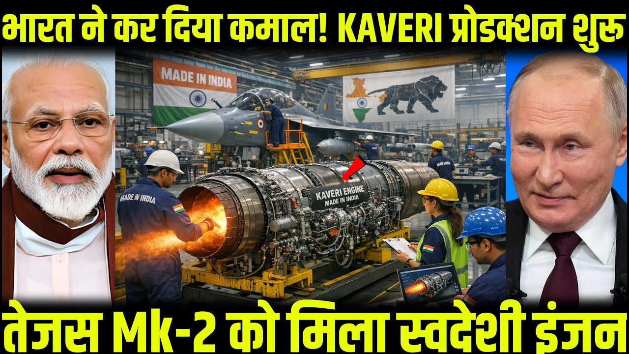 भारत ने कर दिया कमाल! KAVERI इंजन का ताबड़तोड़ प्रोडक्शन शुरू | तेजस Mk-2 बना  स्वदेशी | Ankit Sir