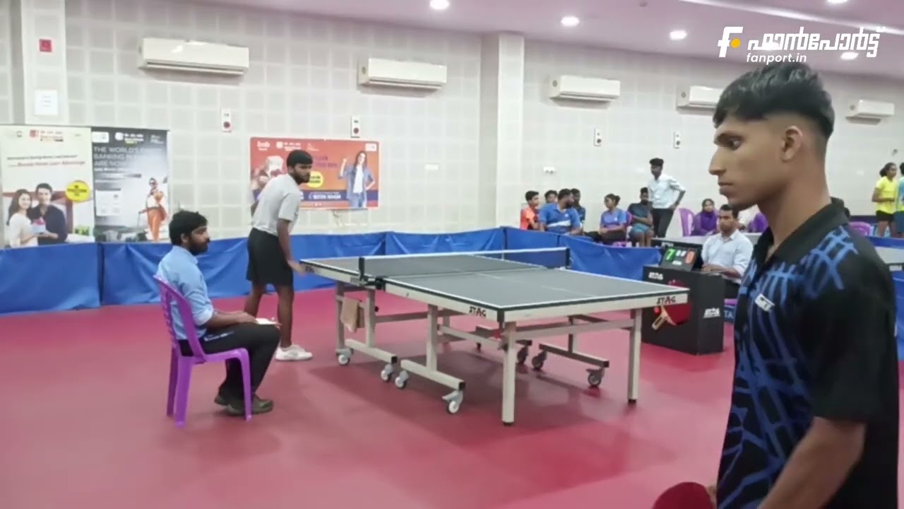 Men's Singles Finals - Amir Afthab (SDVTTA) vs Sreehari KS (Champs TTA) #tabletennis #ymca