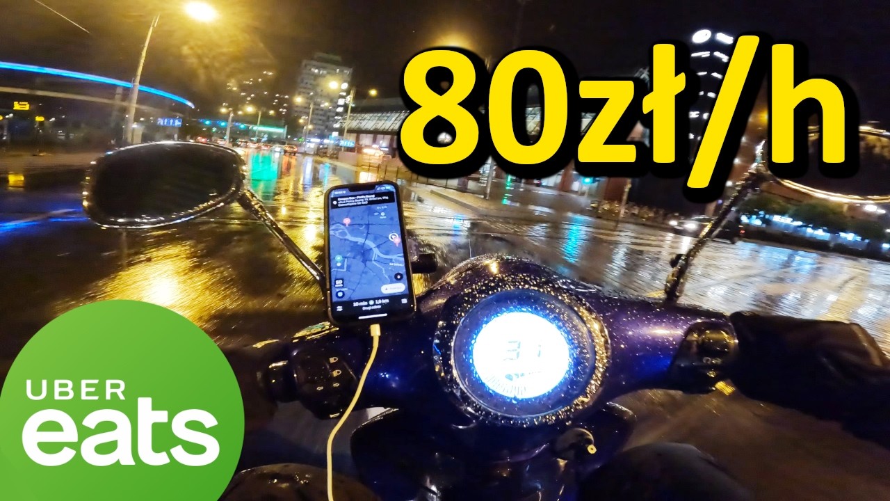 TAKI ZAROBEK TO JA ROZUMIEM! - Dostawca Uber Eats Wrocław