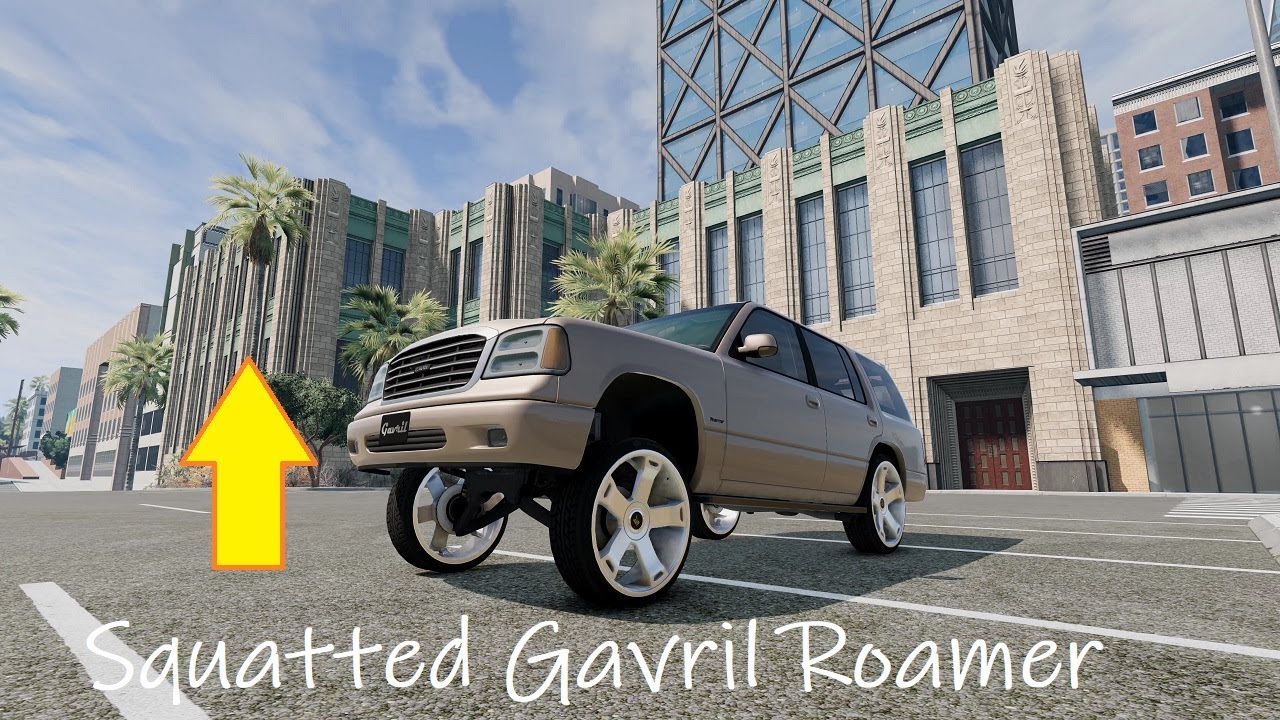 BeamNG.drive Freeroam: West Coast, USA - 1999 Gavril Roamer 4WD XT (Squatted)