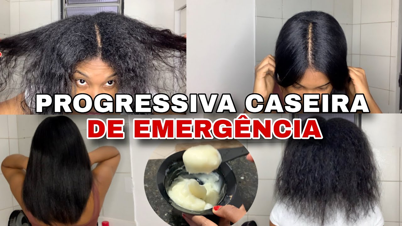 PROGRESSIVA CASEIRA PARA RAIZ ALTA | Cabelo Crespo (receita caseira)