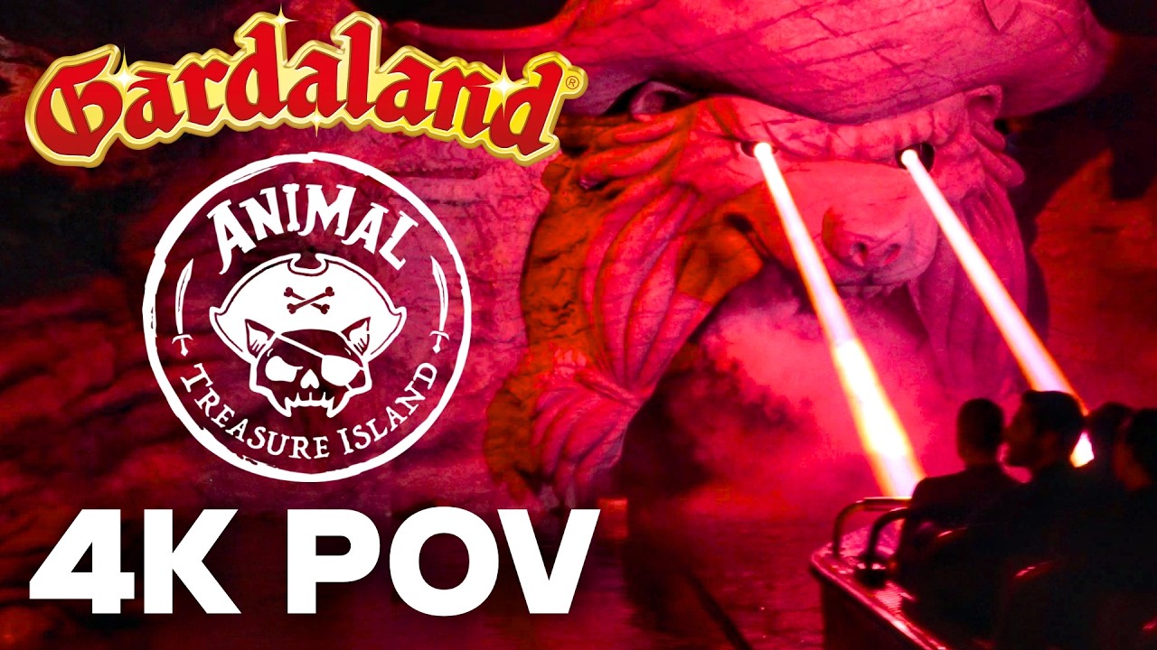 NEW Gardaland 2025 Animal Treasure Island [4K POV Completo]