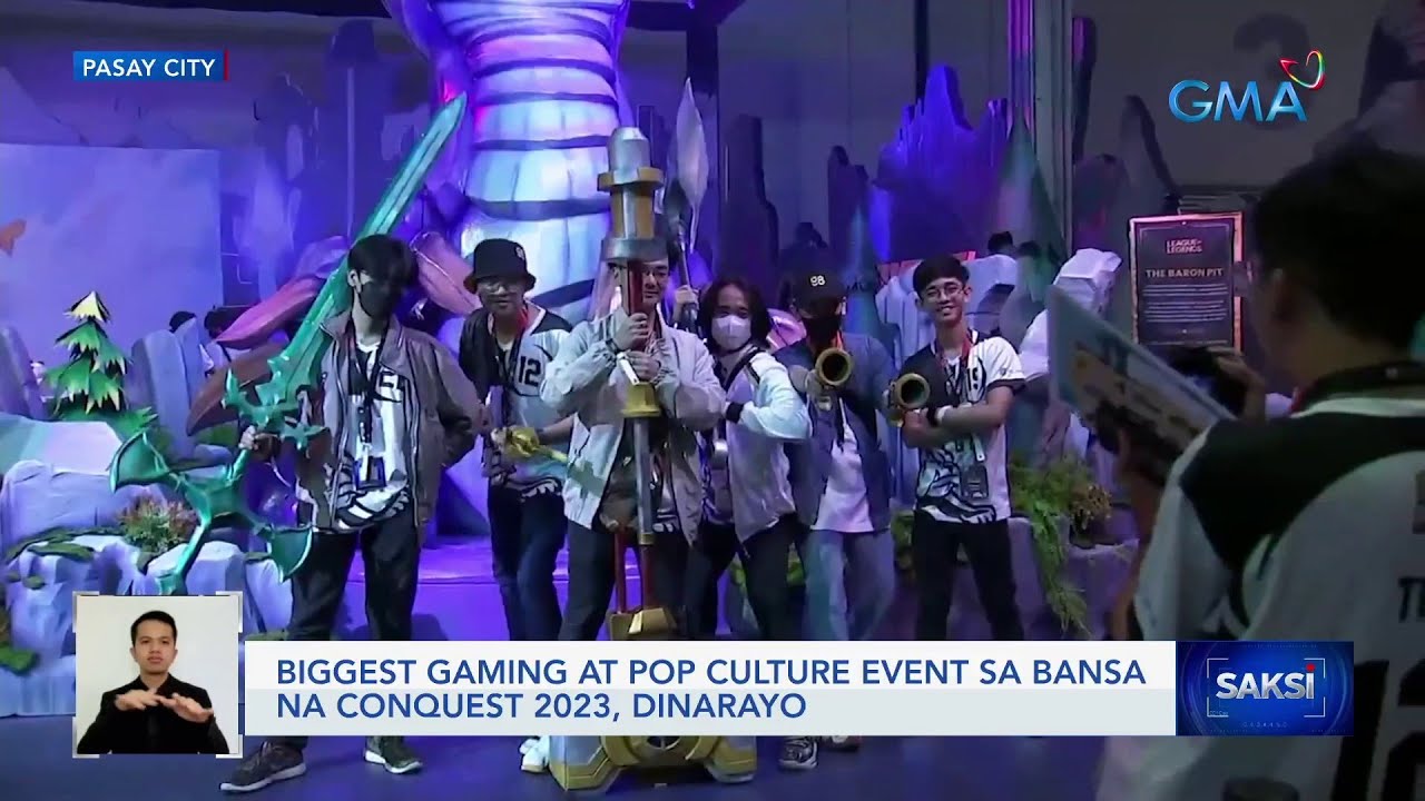 Biggest gaming at pop culture event sa bansa na Conquest 2023, dinarayo | Saksi