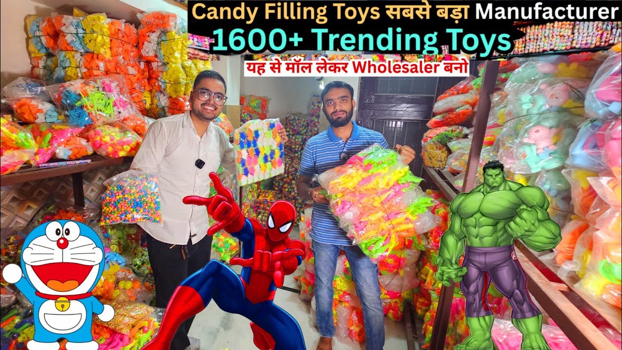 Candy Filling Toys | Toffee Candy Toys wholesale market || Candy Filling Toys सबसे बड़ा गोदाम | #2025