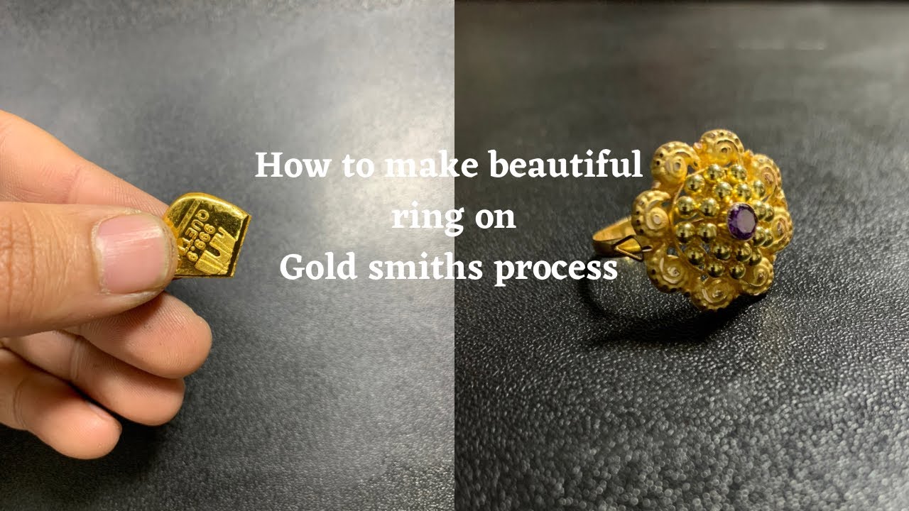21k Gold Ring Making# | Jewellery Making | How its Made# |- Goldsmith process#