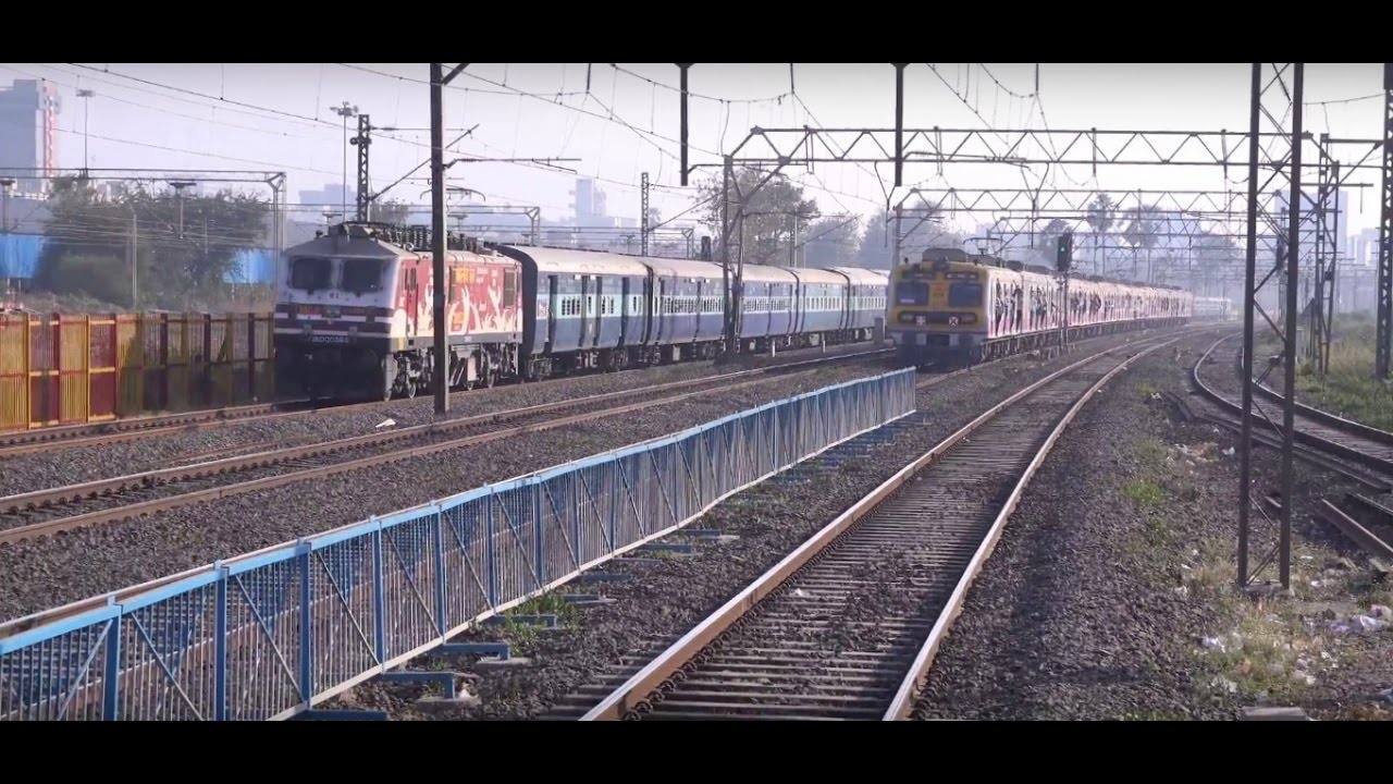 Showcase of Various Trains at Brand New Ram Mandir Railway Station In Mumbai !!!