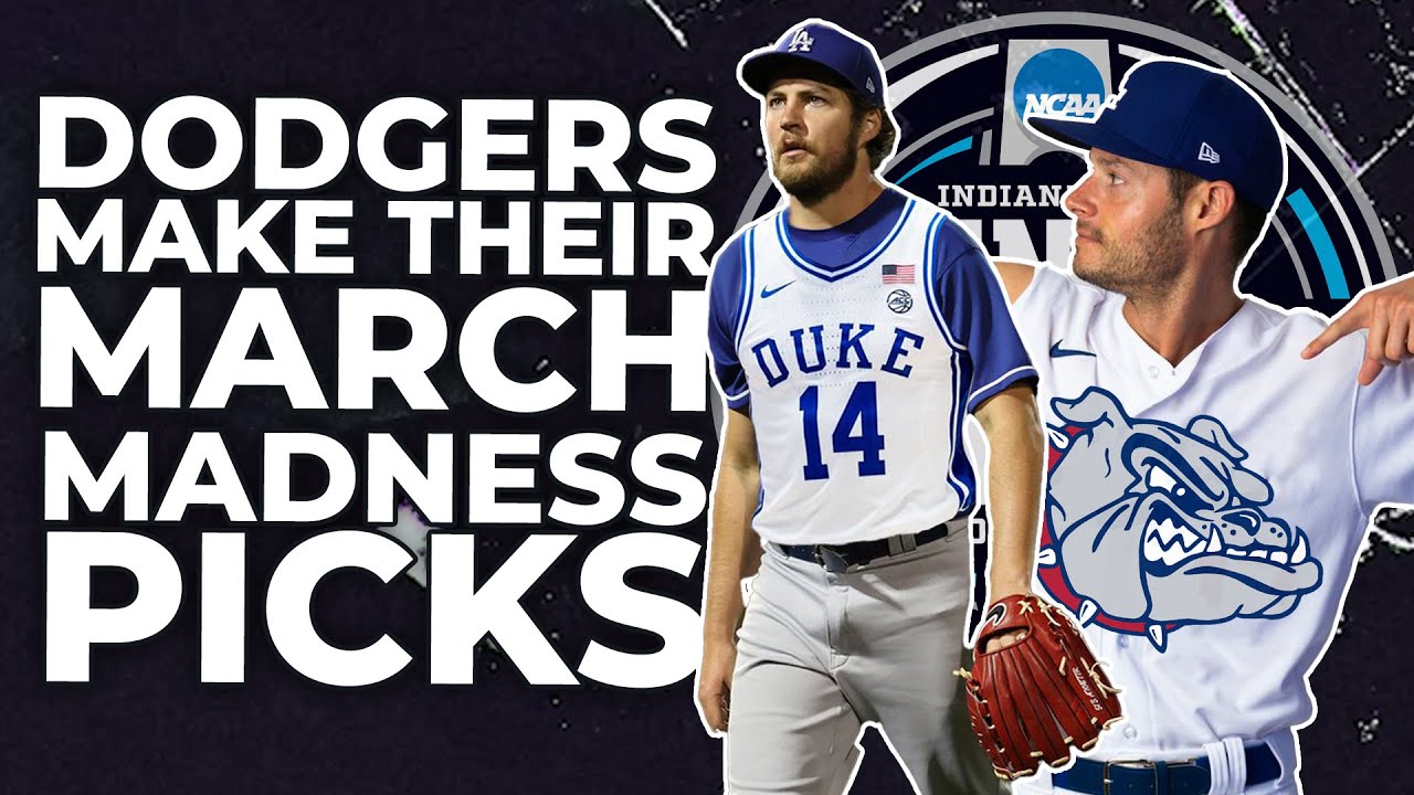 DODGERS MAKE MARCH MADNESS PICKS! | Trevor Bauer