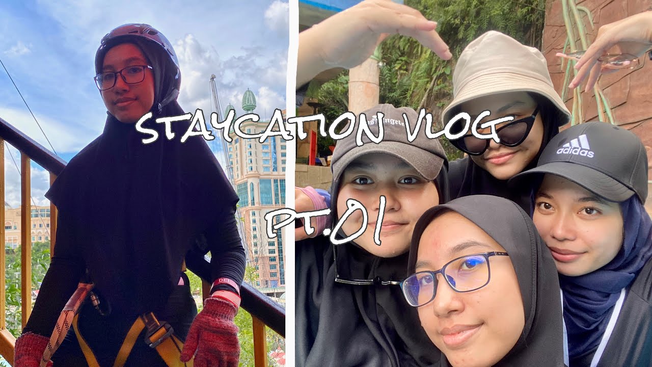 sunway lagoon, water sports, lots of screaming | Staycation Vlog Pt.01