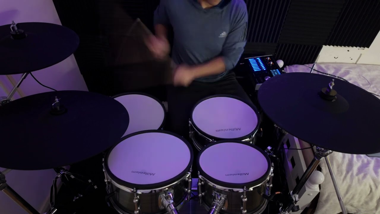 Sonic The Hedgehog (Nazo Unleashed) the song , small drum cover 