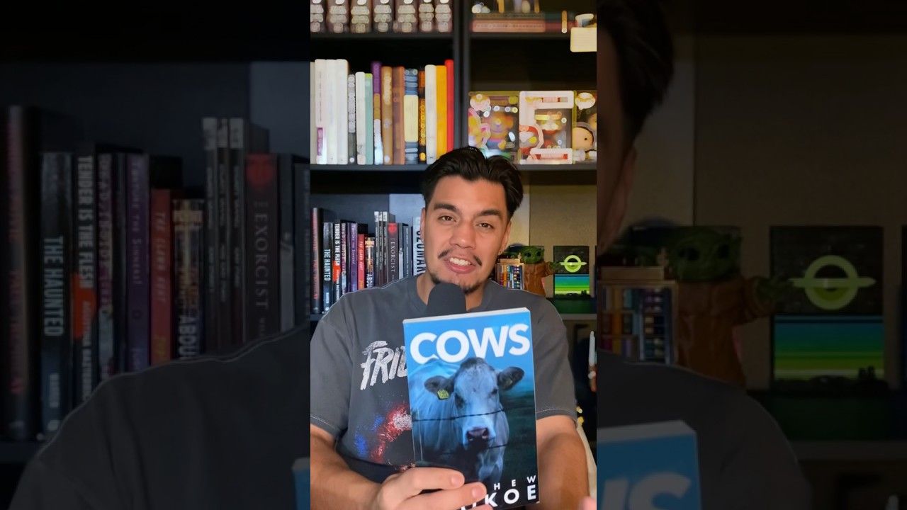 Most unique horror book ever! 🐄 #books #horror #horrortok #booktube #review #booktok