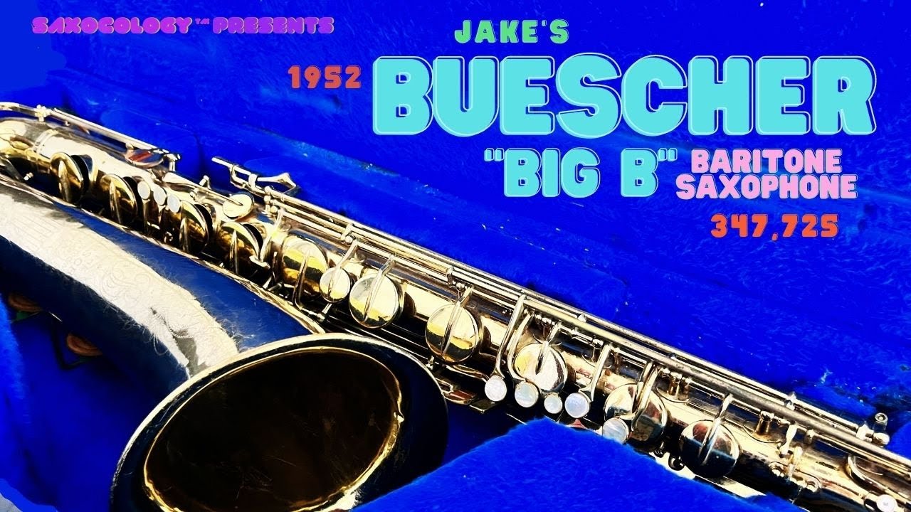 #saxocology presents: a 1952 BUESCHER BIG B (aristocrat) bari!