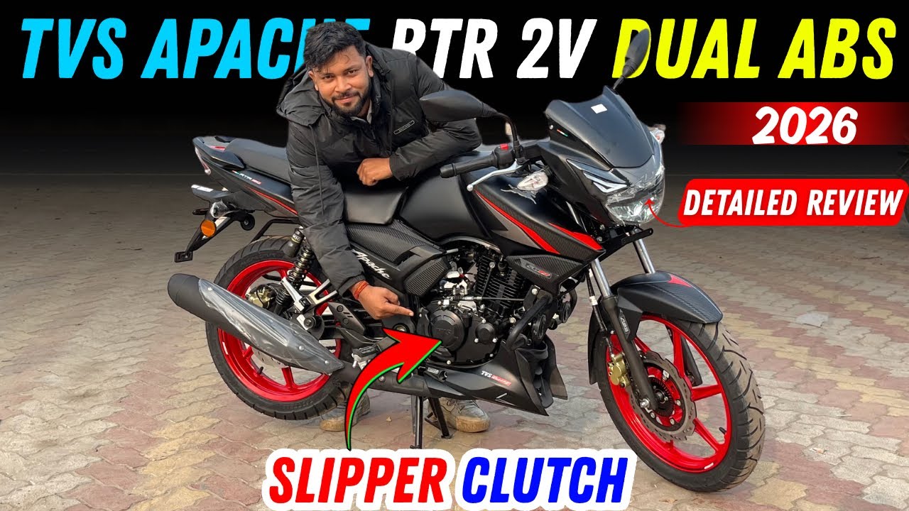 2026 TVS Apache RTR 2v Dual Channel ABS | Slipper Clutch Coming Soon New Update 