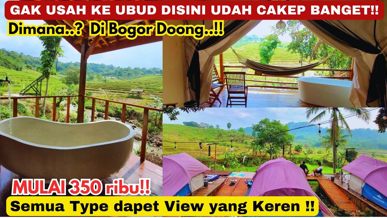GLAMPING MURAH DI BOGOR‼️|NULAM CAMPSITE |Kaya di ubud bali❗️