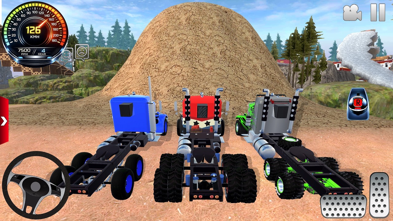 Impossible Heavy Trucks Driving Racing 3D - Extreme Offroad Ramp Stunts #1 - Android GamePlay