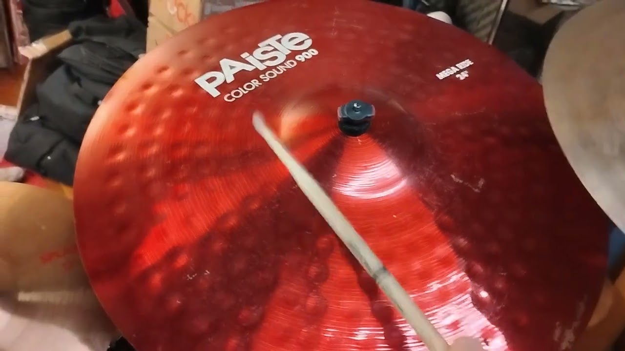 Paiste red 24'' 900 mega ride 4132g (very underrated ride) 