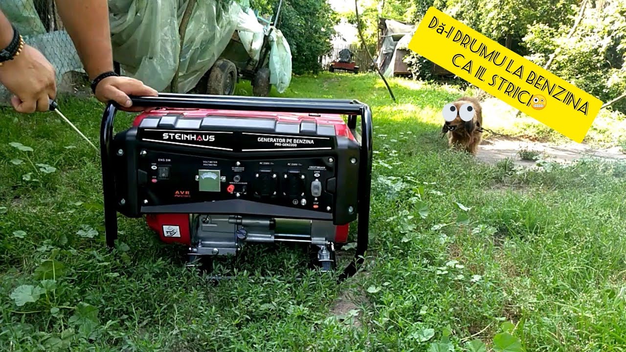 Generator Steinhaus 2200w 7HP, Prima Pornire si Prima Proba Cu Pendularul McAlister 600w