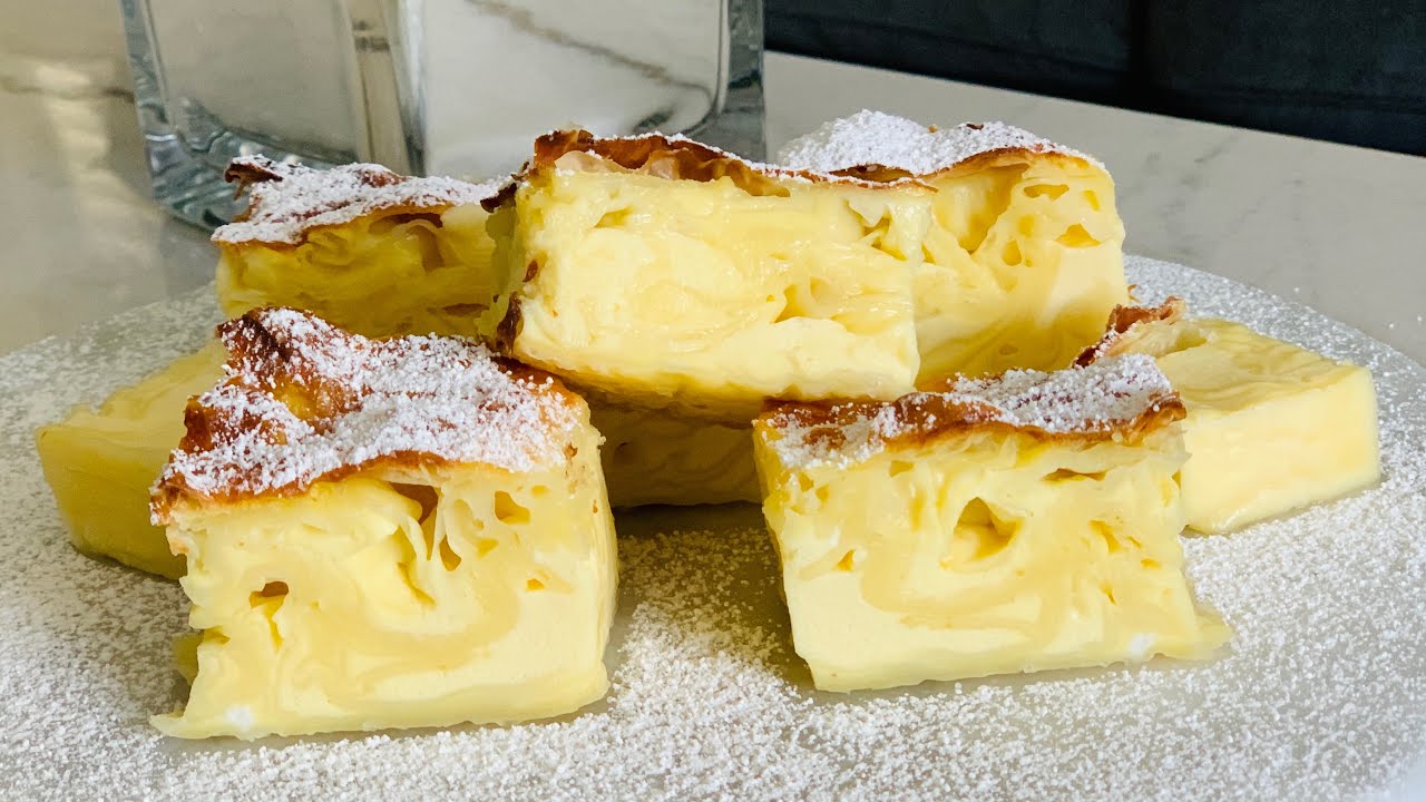 Placinta insiropata in 10 minute - Fillo cheese pie with syrup