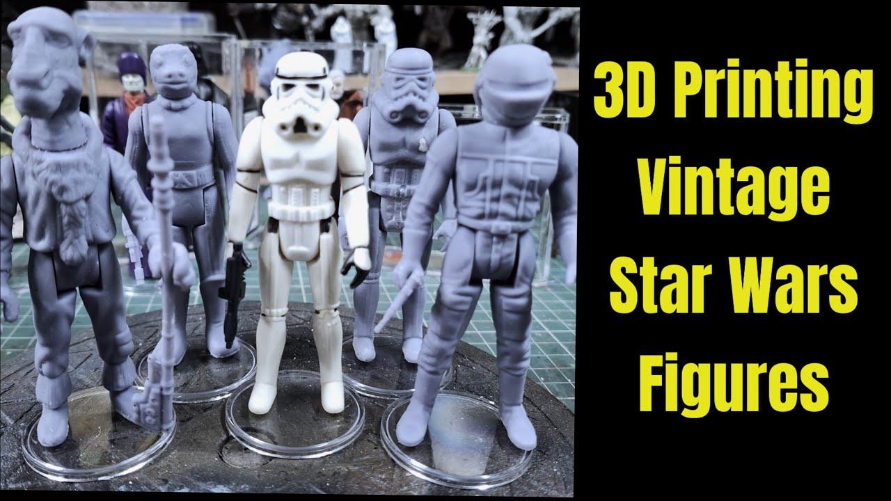 3D-печать винтажных фигурок из «Звездных войн»: сэкономьте целое состояние.