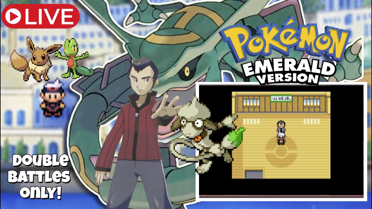 Live: Road to Battle Frontier - Double Battles Only! - Part 11 - (Dad!?) Gym Leader Norman
