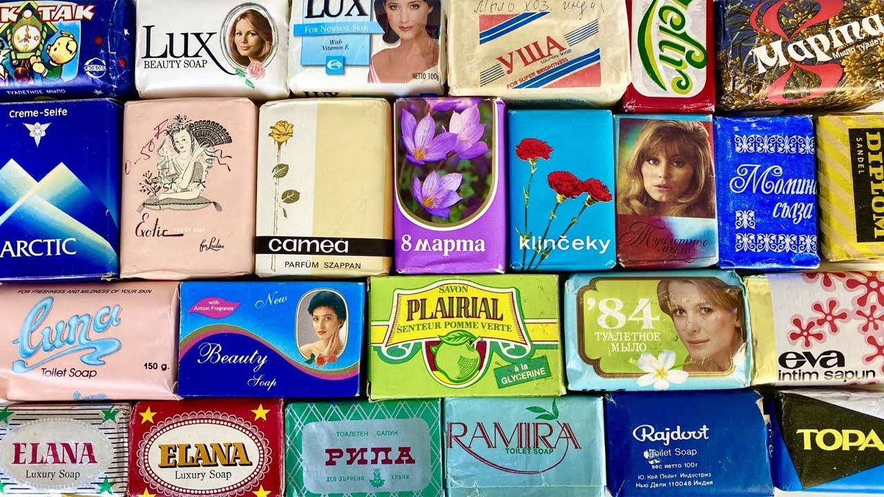 Vintage Soap Unpacking #5. ASMR / No Talking / Распаковка винтажного мыла / Без слов /