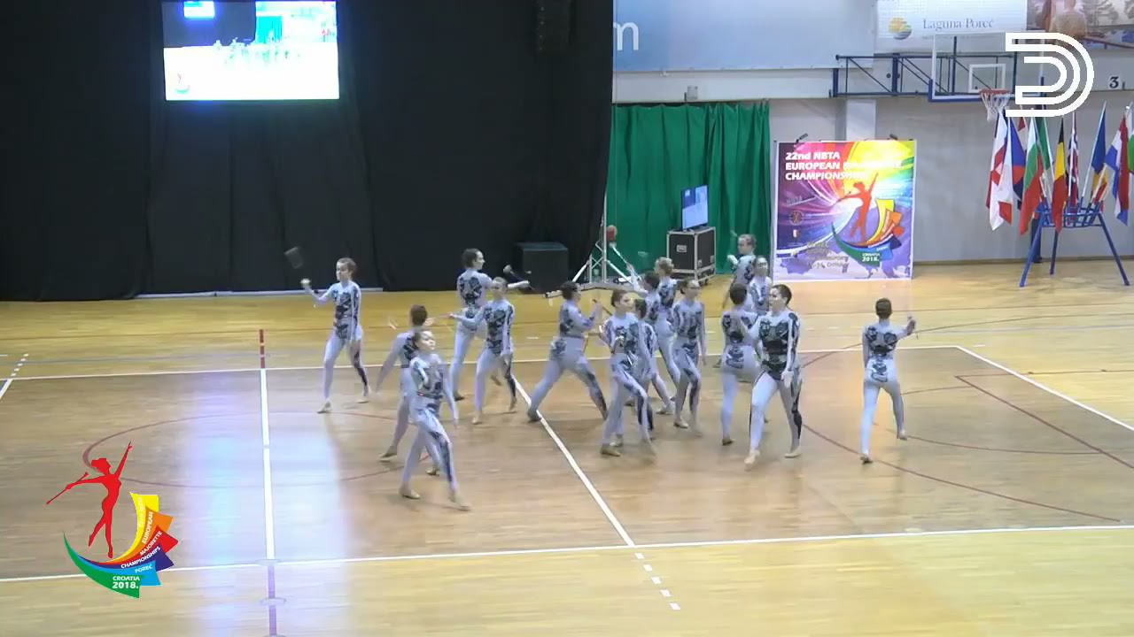 NBTA Europe Competition Majorettes Porec 2018 - Exhibition Corps Senior - Czech Republic