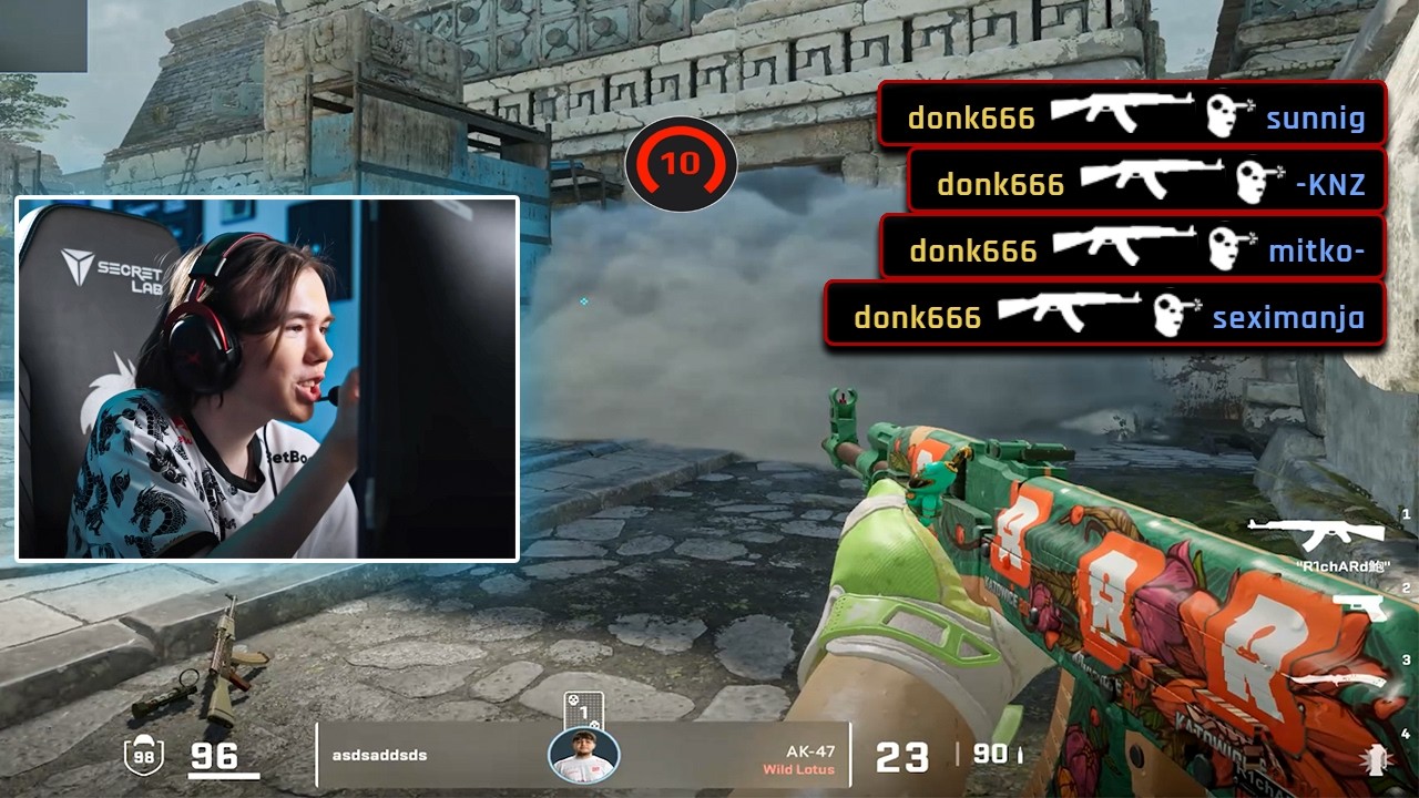 donk vs Fighting Lobby at High Elo FACEIT | Ancient