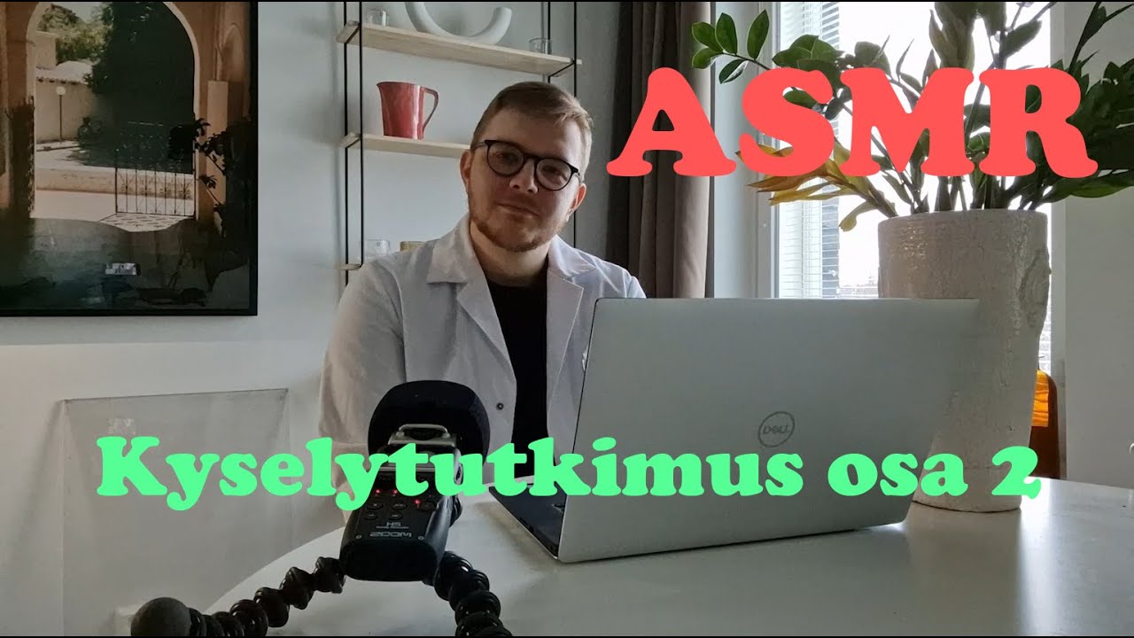 ASMR SUOMI 🥸 Roleplay: Kyselytutkimus osa 2 / Personal attention