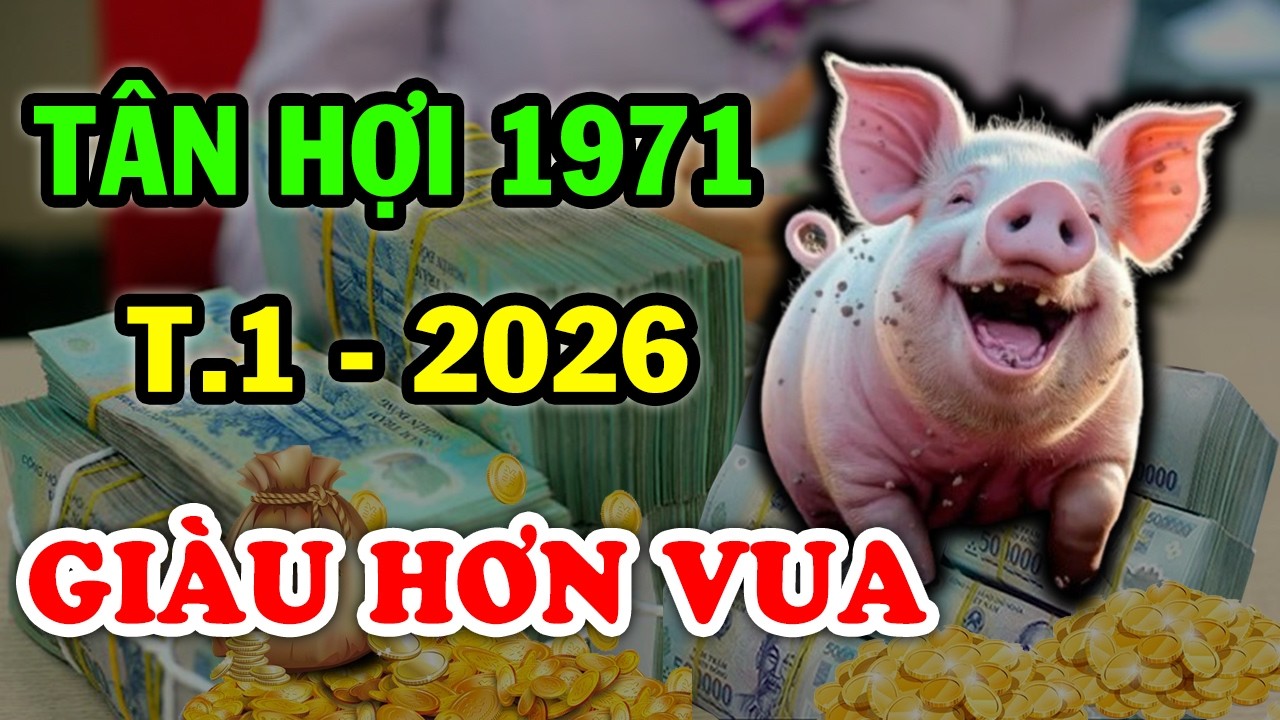 Đổi Đời Bất Ngờ Tân Hợi 1971 Ăn Đậm Lộc Trời TIỀN BẠC Ùn Ùn Đổ Về Nhà Cực Giàu T.1 ÂL