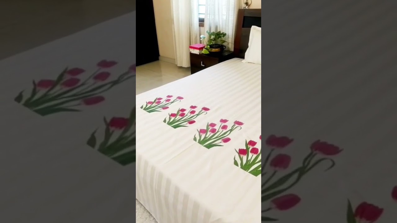 Lovely floral bedding sets from Zelie designs #bedsheet  #embroidery #designer #luxury