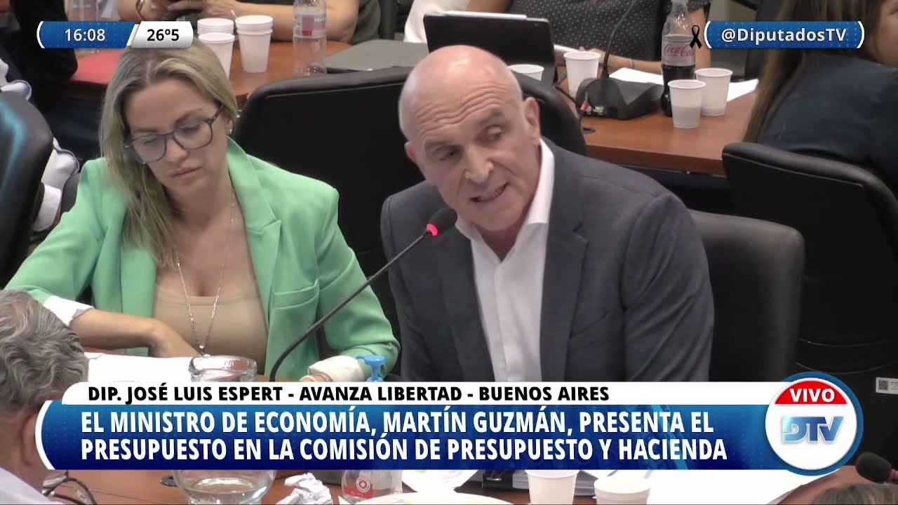 José Luis Espert en la Comisión de Presupuesto 2022 presentada por el Ministro Guzmán - 13/12/2021