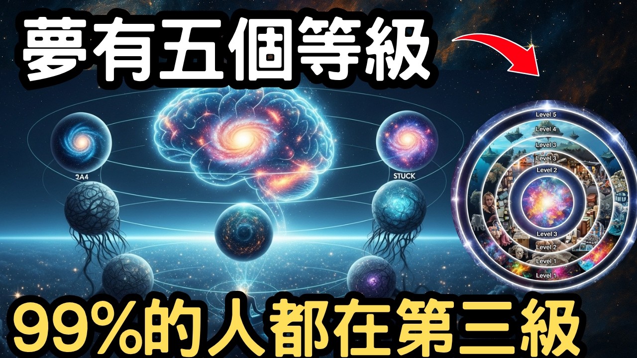 夢有5個等級！99%的人都被困在第3級！你每晚經歷的，可能根本不是真正的夢！意識覺醒