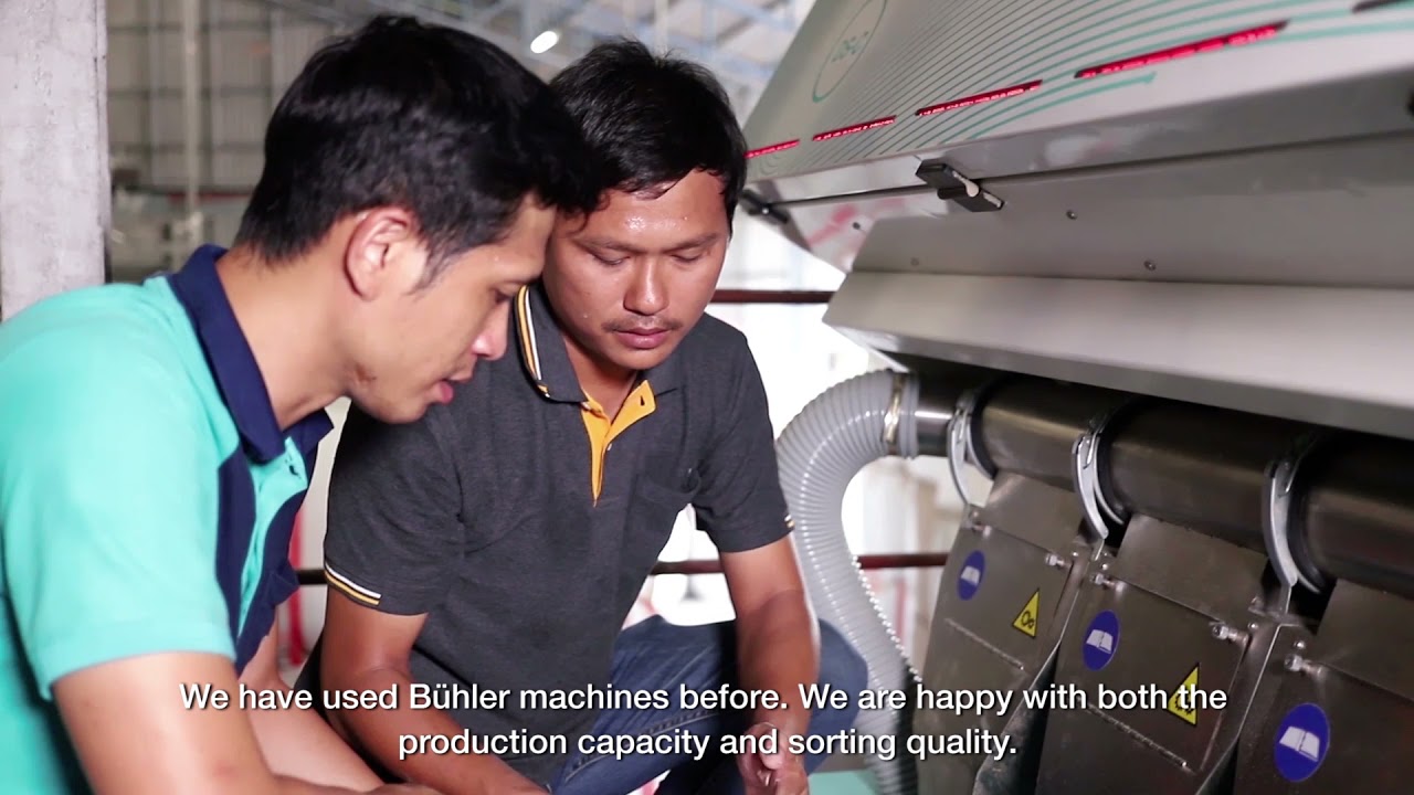 Bühler - DS-C optical sorter at Sin Udom Rice Mill in Thailand