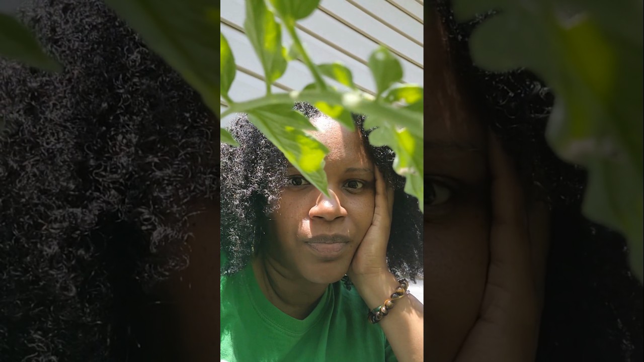 In my back yard jungle I go to warm up from the cold inside 🌱 #BackYardGardening #EarthMedicine