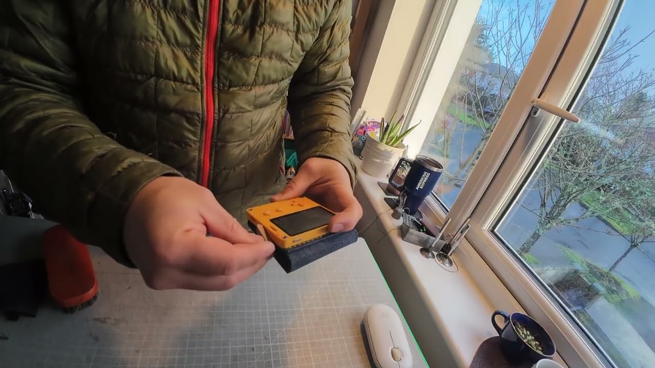 Pt 2 Making a Panic Playdate leather case - quality check