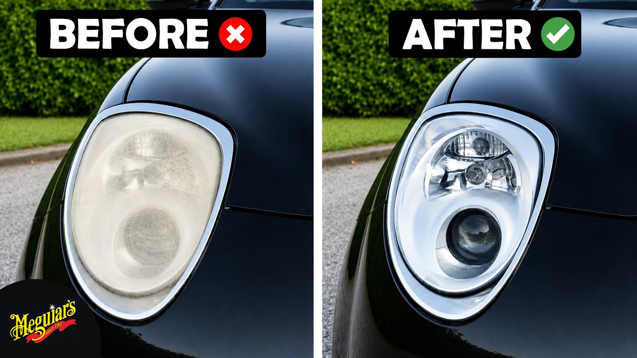 How to fix foggy headlights with Meguiar's Headlight Restoration Kit!