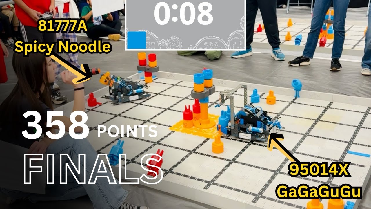 358 ОЧКОВ #1 Финал: 81777A и 95014X | VEX IQ Mix & Match
