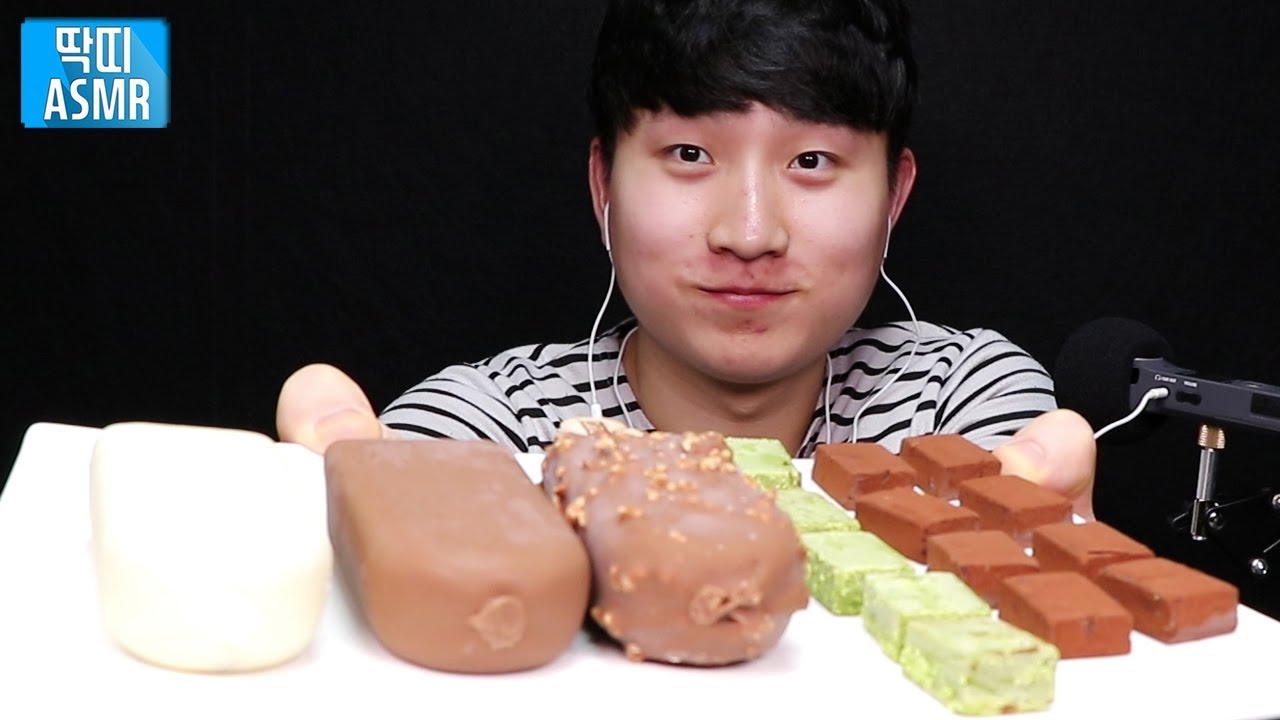 [ASMR] 허쉬초코바,로이스초콜릿 Hershey's chocobar&Royce Chocolate 먹방 MukBang 이팅사운드 EatingSound