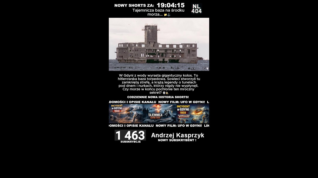 RADIO NL 404 📡 | INCYDENT W GDYNI 1959: Co naprawdę wpadło do wody? 🛸
