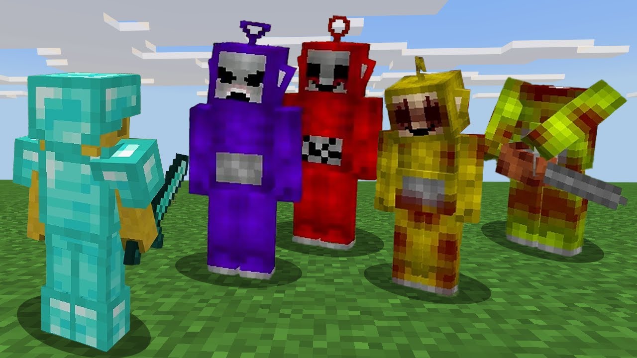 Enfrenté a los SLENDYTUBBIES en Minecraft