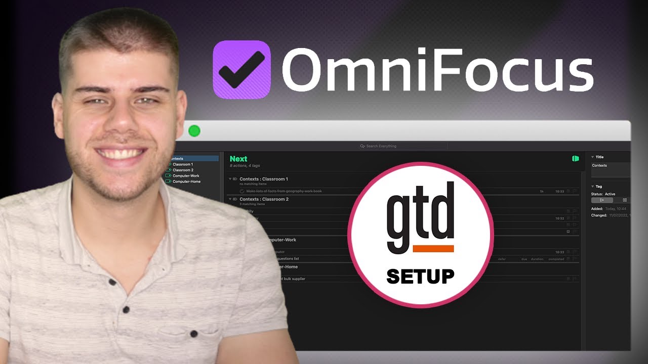 How to use OMNIFOCUS for Getting Things Done (GTD)