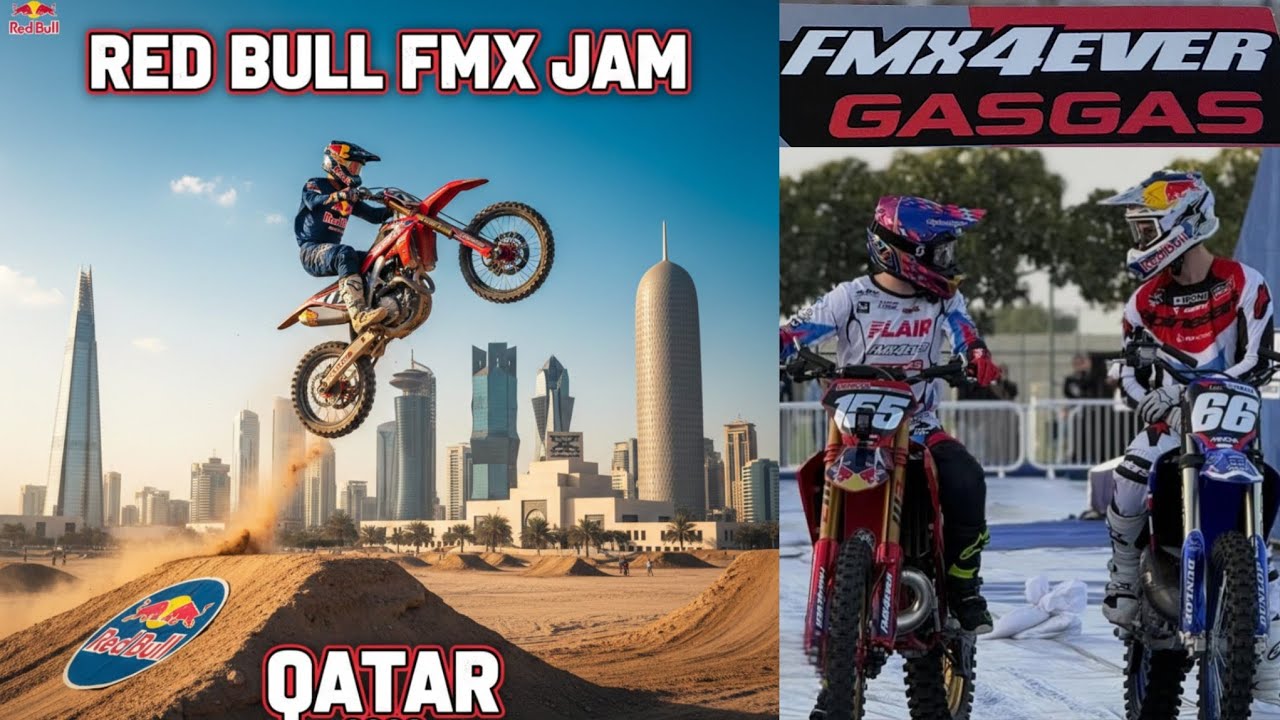 Red bull FMX JAM Qatar 2026, The Wildest FMX Tricks in Qatar | Pure Adrenaline in the Desert​
