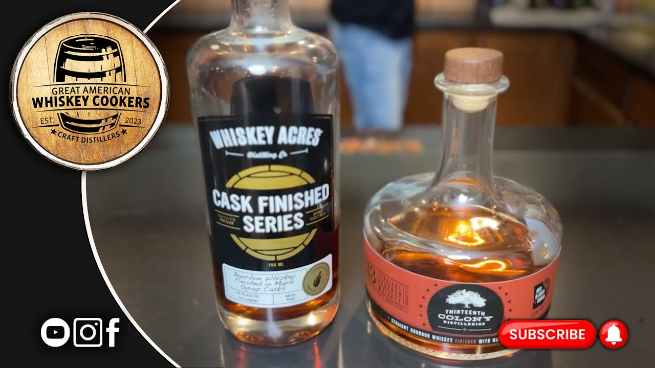 Слепая дегустация бурбона, выдержанного в кленовых бочках | Whiskey Acres против 13th Colony