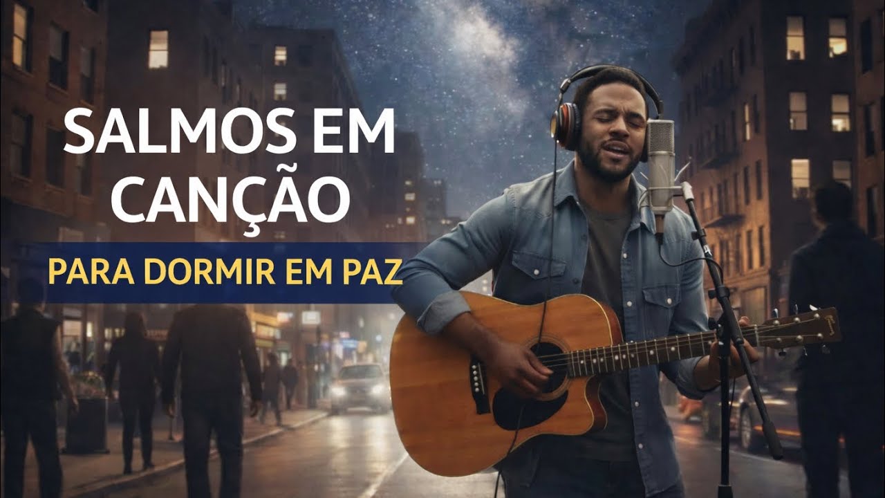 Salmos Cantados para Dormir em Paz | Louvor Suave, Paz e Confiança em Deus