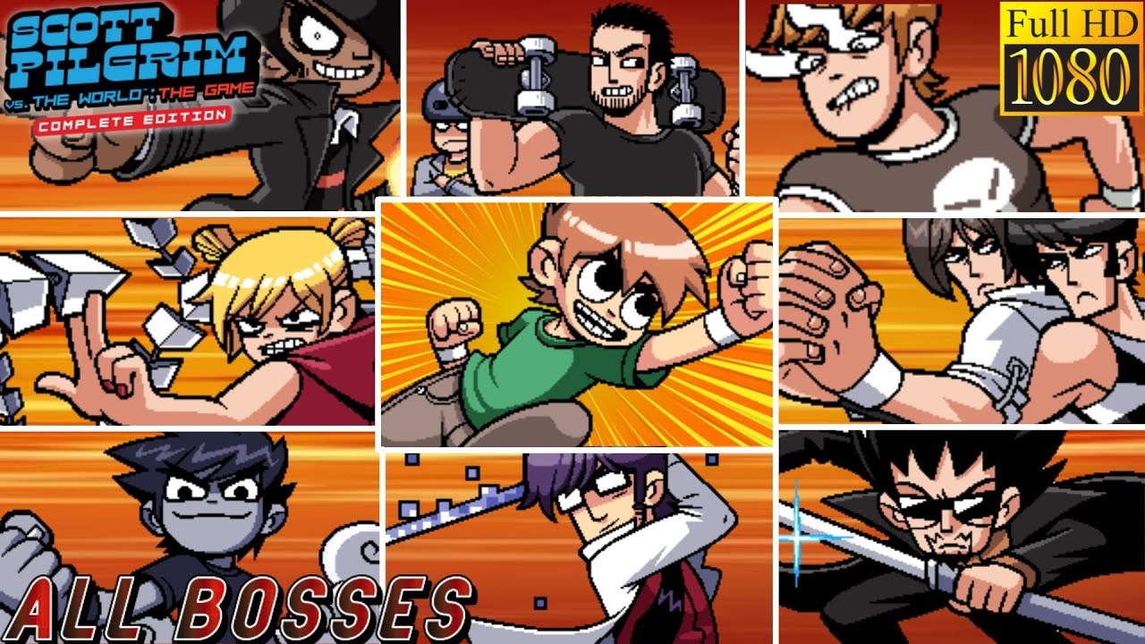 Scott Pilgrim Vs. The World: The Game CE (PS4 Pro) Scott Vs. Bosses - No Commentary
