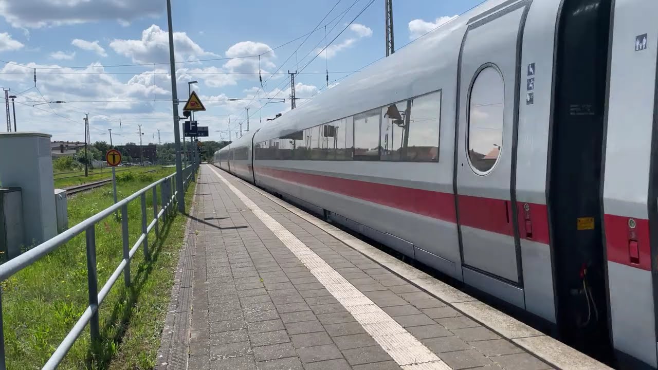 Ausfahrt ICE 1 (Br 401), Prenzlau