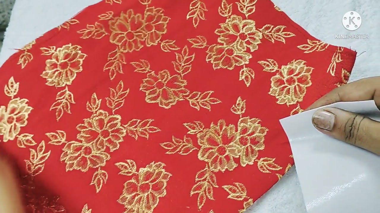 Navratri dress for mata rani.(12)) इंच की माता रानी के लिए बनाइए ये खूबसूरत लहंगा ड्रेस।