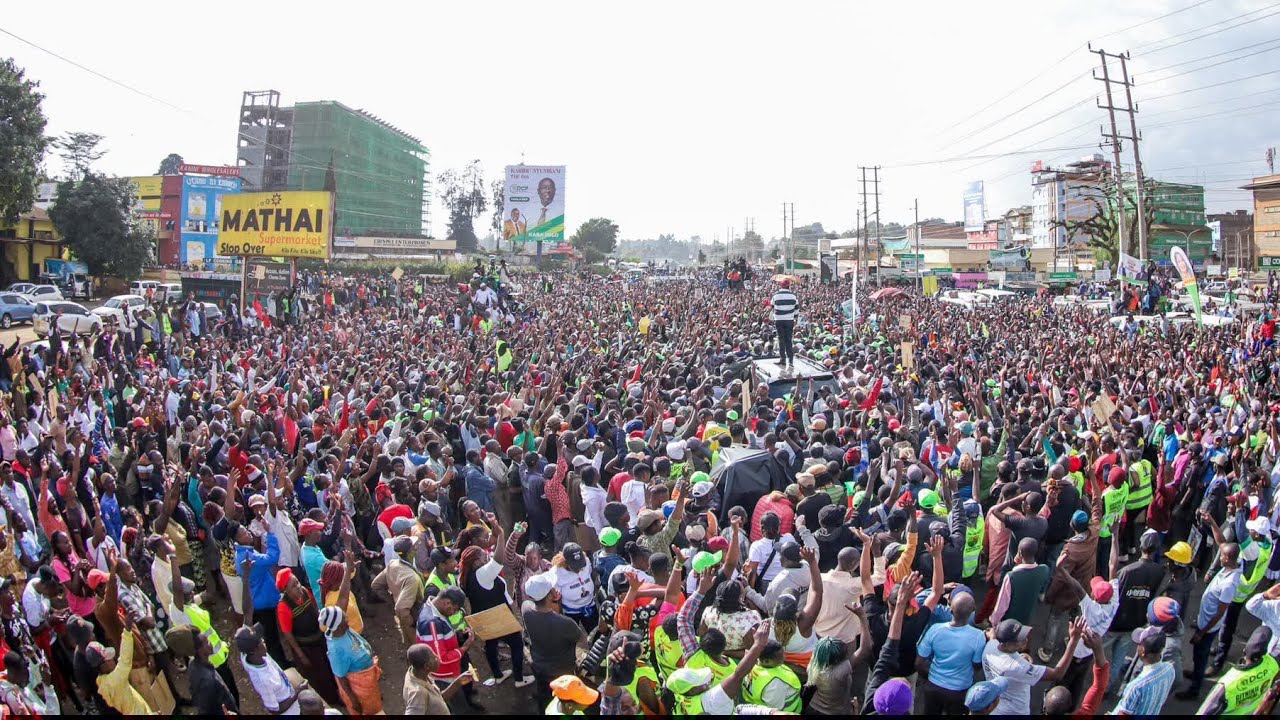 Live; Gachagua, Kalonzo,Natembeya, Matiangi and Troops storms Mai Mahiu,Nakuru County!